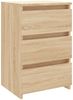 vidaXL Nachttisch Sonoma-Eiche 40x35x62,5 cm Holzwerkstoff 806217 Bild 2