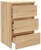 vidaXL Nachttisch Sonoma-Eiche 40x35x62,5 cm Holzwerkstoff 806217 Bild 4