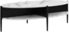 Vente-unique - EVARO Couchtisch Holz, Platte SchwarzWeiß - B 65 cm x H 39 cm x L 125 cm Bild 4