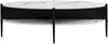 Vente-unique - EVARO Couchtisch Holz, Platte SchwarzWeiß - B 65 cm x H 39 cm x L 125 cm Bild 3