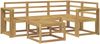 vidaXL Outdoor-Sofagarnitur 5 pcs Weiß 59 x 59 x 37 cm 3387598 Bild 2
