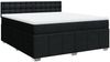 vidaXL Boxspringbett mit Matratze Schwarz 180x200 cm Stoff 3289463 Bild 3