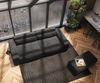 Big-Sofa Sirpio 230x95 cm Mikrofaser Schwarz mit Hocker Bild 3
