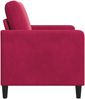 vidaXL Sofa mit Stauraum Weinrot 72 x 78 x 87 cm Polyester 42036882 Bild 5