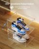 SONGMICS Schuhboxen 6er Set, durchsichtig, Schuh-Organizer stapelbar, für Schuhe bis Größe 47, transparent Bild 3