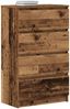 vidaXL Sideboard Altholz-Optik 60x35x98,5 cm Holzwerkstoff 861128 Bild 4