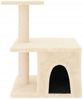 vidaXL Kratzbaum mit Sisal-Kratzsäulen Creme 48 cm 171786 Bild 3