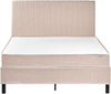 Boxspringbett Stoff COUNTESS 140 x 200 cm Beige Bild 4