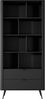 AX LIVING Vespasia modernes Bücherregal 88,2 x 193,8 x 38 cm schwarz Bild 3
