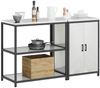 vidaXL Aufbewahrungsset für die Küche HATTEM 2 pcs Silber 3392664 Bild 3