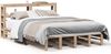 vidaXL Massivholzbett ohne Matratze 140x200 cm Kiefernholz 3306495 Bild 2