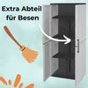 GarPet Werkzeugschrank Besenschrank Kunststoff Haushalt Werkstatt Putz Schrank Wetterfest Bild 4