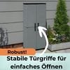 GarPet Werkzeugschrank Besenschrank Kunststoff Haushalt Werkstatt Putz Schrank Wetterfest Bild 5