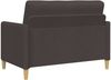 vidaXL Sofa Set mit Stauraum 2 pcs Dunkelbraun Polyester 3429152 Bild 4