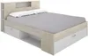 Vente-unique - LEANDRE Bett Holz, Platte BeigeWeiß - B 189,5 cm x H 95 cm x L 228,5 cm Bild 4