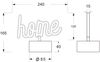 Reality LED Tischleuchte Home 29 x 14 cm warmweiß weiß Bild 5
