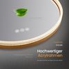 EMKE LED Badspiegel mit Beleuchtung Touch 3 Lichtfarben Beschlagfrei Acryl Gold Rand ф60 cm Badezimmerspiegel Bild 4
