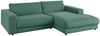 KAWOLA Sofa MADELINE Ecksofa Cord smaragd Longchair rechts 85 x 190 x 270 cm Bild 2