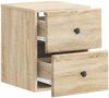 vidaXL Wandmontierter Nachttisch 2 pcs Sonoma-Eiche 34,5 x 33 x 40 cm 899150 Bild 4