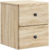 vidaXL Wandmontierter Nachttisch 2 pcs Sonoma-Eiche 34,5 x 33 x 40 cm 899150 Bild 3