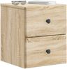 vidaXL Wandmontierter Nachttisch 2 pcs Sonoma-Eiche 34,5 x 33 x 40 cm 899150 Bild 2