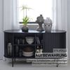Liadomo Sideboard Uriel, Kommode, Stauraummöbel, 140 oder 180 cm Breite, Furnier in Echtholz, Schiebetüren, Lamellen-Optik, vier Farben Bild 3