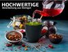 MiaMio Tasse MIAMIO - 6 x 350 ml Kaffeetassen Set Außen Schwarz Innen Farbig Bild 3