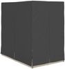 vidaXL Doppelte Sonnenliege Hellgrau 205 x 129 x 200 cm Poly-Rattan 3376132 Bild 4
