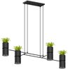 SOLLUX TH. 004CZ Pendelleuchte KUKKIA schwarz Stahl, Aluminium 40W L: 142cm B: 62cm H: 150cm dimmbar Bild 2