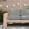 vidaXL Kissen Grau 80 x 80 x 12 cm Oxford-Stoff 42001509 Bild 3