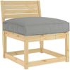 vidaXL Kissen Grau 80 x 80 x 12 cm Oxford-Stoff 42001509 Bild 4
