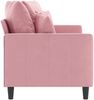 vidaXL 2-Sitzer-Sofa Rosa 140 cm Samt 359306 Bild 4