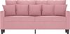 vidaXL 2-Sitzer-Sofa Rosa 140 cm Samt 359306 Bild 3