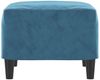 vidaXL Fußhocker Blau 60x50x41 cm Samt 349302 Bild 4