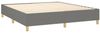 vidaXL Boxspringbett mit Matratze Dunkelgrau 180x200 cm Stoff 3142674 Bild 4