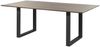 Esstisch Akazie 200x100 grau lackiert / U-Beine anth. matt SWISS EDGE Bild 1