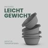 Kunststoff Schüssel Plastikschüssel ( Ø15,5cm ) Grau 16er-Pack Bild 4