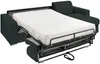 Vente-unique - CALITO Sofa Stoff Grün - B 223 cm152 cm x H 90 cm x L 278 cm Bild 4
