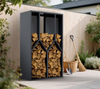 Westmann Castra B | Metall Kaminholzregal innen Bild 2