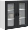 vidaXL Geschirrspülerfront Kalmar Schwarz 80 x 31 x 80 cm 884715 Bild 3