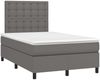 vidaXL Polsterbett mit Matratze & LED Grau 120x200 cm Kunstleder [3135937] Bild 3