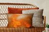 MuchoWow Dekokissen Metall - Rost - Orange - Vintage - Industriell, Dekoration, Zierkissen, Kissen mit Füllung, 50x30 cm Bild 3
