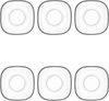 LAV Zen Unterteller-Set – 6er Set, modern & perfekt für Teegläser Bild 5