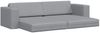 vidaXL Schlafsofa Hellgrau 245 x 78 x 77 cm Stoff 4106715 Bild 4