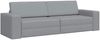 vidaXL Schlafsofa Hellgrau 245 x 78 x 77 cm Stoff 4106715 Bild 2