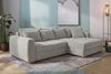 Jockenhöfer Gruppe Ecksofa Kampen L-Form, B: 288 cm, Liegefl. 153x245 cm, mit Bettfunktion, Bettkasten & Zierkissen, Federkern Bild 3