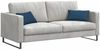 vidaXL Sofakissen 2 pcs Blau 50 x 30 cm Stoff 42013618 Bild 3