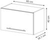 Hängeschrank Fame-Line Dunkelgrau 60 cm Flach Vicco Bild 3