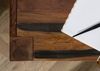 Schreibtisch Sheesham 120x60x95 dunkelbraun lackiert ANCONA #250 Bild 5