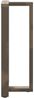 vidaXL Bartischbeine T-Form 2 Stk. Naturstahl 50x35x(100-101) cm Stahl 4013091 Bild 5